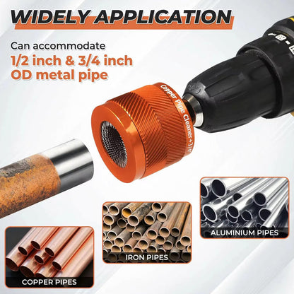 🔥Limited-time offer-Power Drill Copper Pipe Polishing Brush