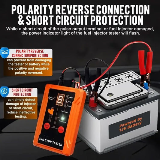 🔥Hot Sale Deals-Professional 4-Mode Fuel Injector Tester & Cleaner Tool