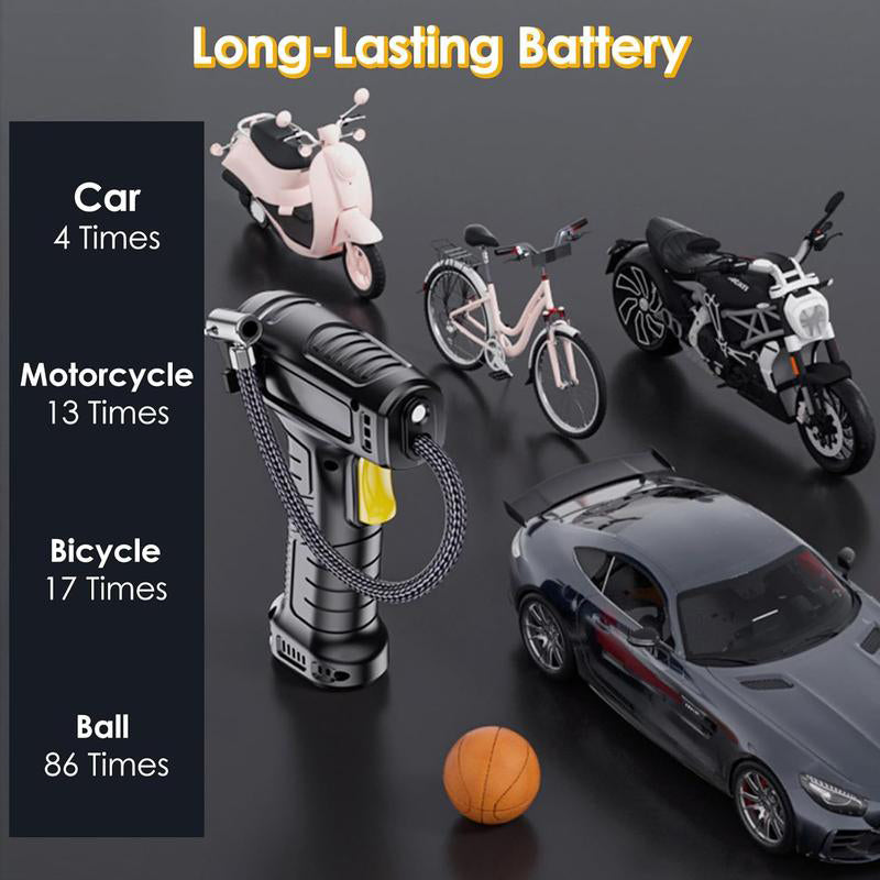 🔥Limited-time offer-Portable Cordless Air Compressor with Digital Display