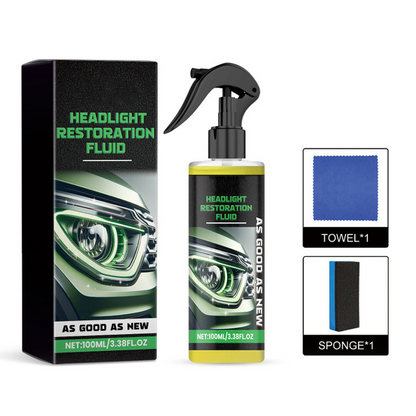 🔥2026 SPECIAL SALE🔥 Headlight Restoration Fluid – Instantly Removes Yellowing & Oxidation, Adds Crystal-Clear UV Protection 🚗💡
