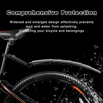 🔥Hot Sale Offers-Retractable & Adjustable Bicycle Mudguard Set