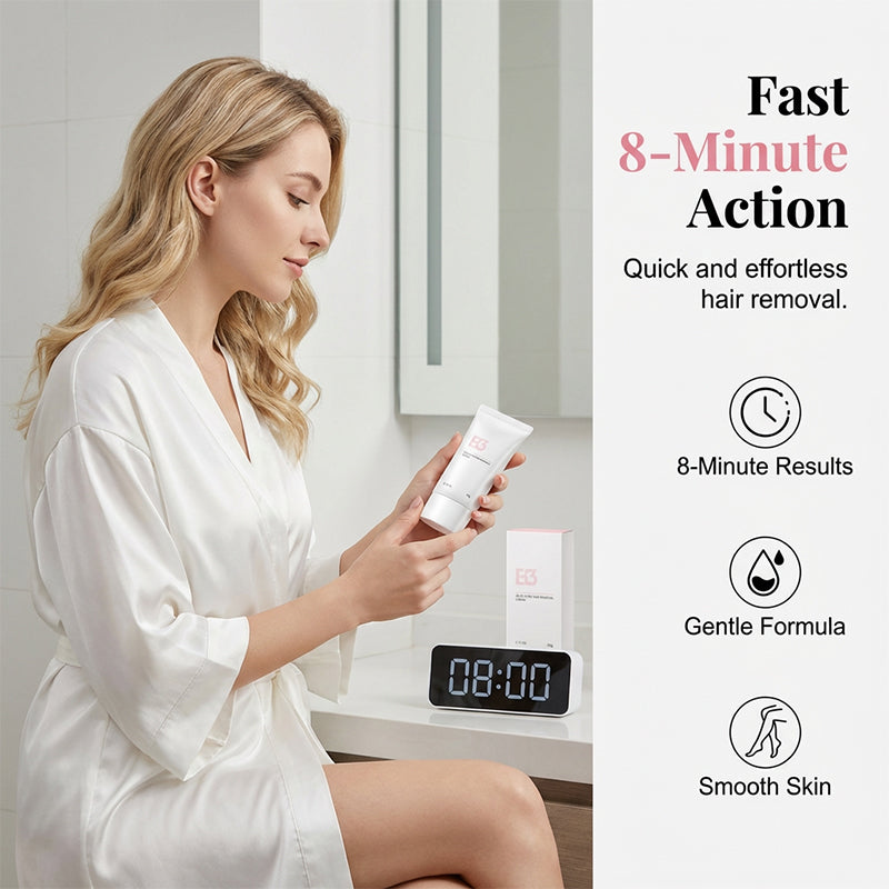 🕒Gentle 8-Minute Hair Removal Cream– The Ultimate Hair Removal Cream ✨