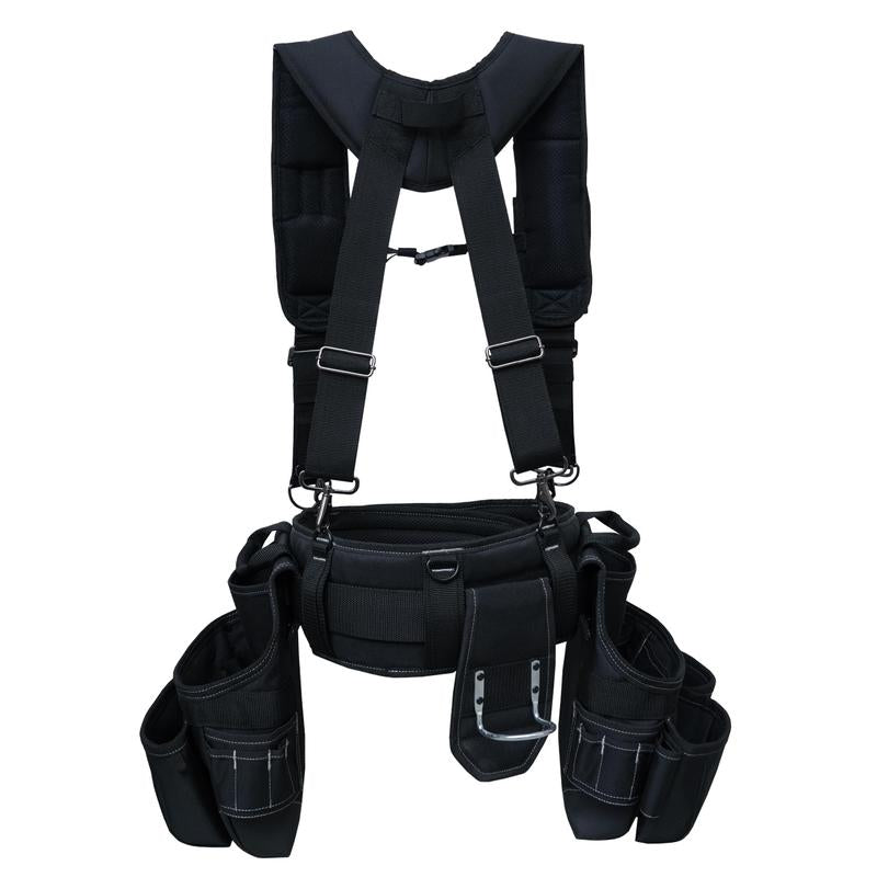 🔥Limited-time offer-Combination set featuring sturdy tool loops and a spacious, durable tool belt pouch with adjustable straps