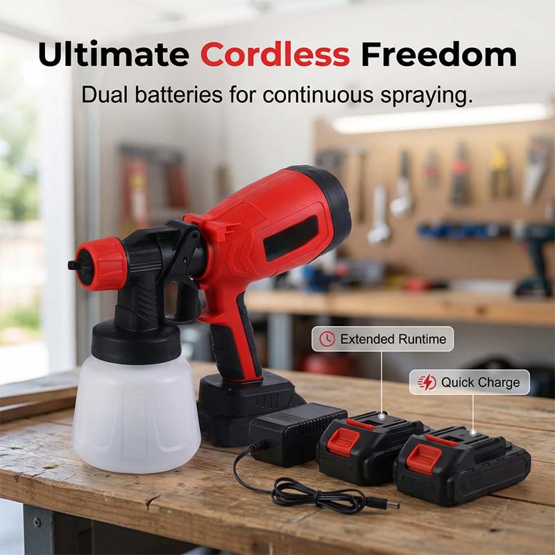 Multi-Purpose Cordless Electric Paint Sprayer