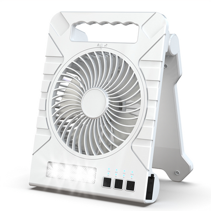 🌀 50% OFF NOW! ☀️ Solar-Powered Outdoor Fan – Rechargeable, ultra-quiet & with LED light – Perfect for camping, patio or power outages – energy-saving and portable 🔋