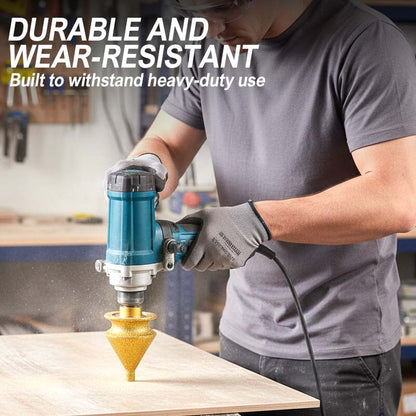 ⚙️ LIMITED-TIME 50% OFF! ✨ Diamond Chamfering Bit for Grinder – Multi-Function, Brazed Diamond, Universal Fit 💎